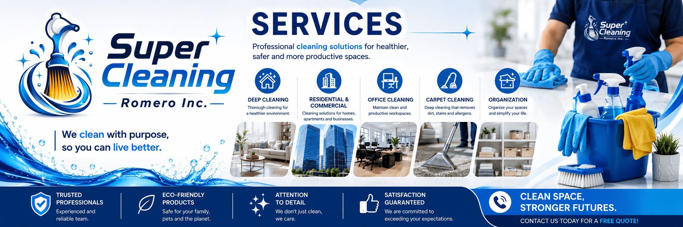 Super Cleaning Romero professional cleaning services